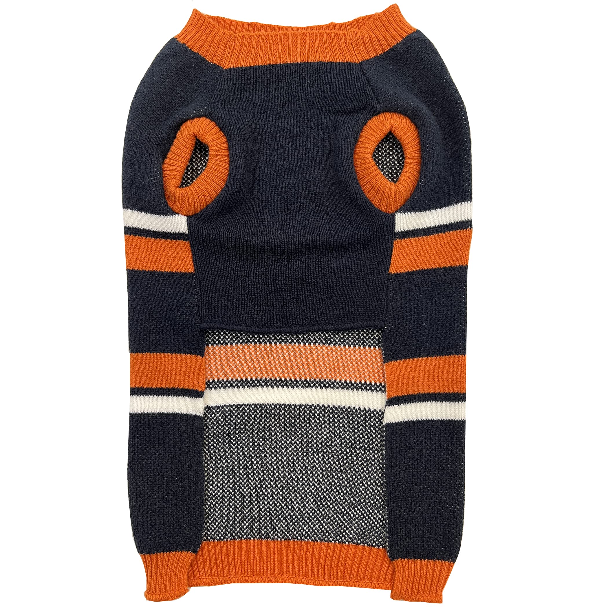 Nfl Chicago Bears Dog Sweater, Size Medium. Warm And Cozy Knit Pet Sweater With Nfl Team Logo, Best Puppy Sweater For Large And